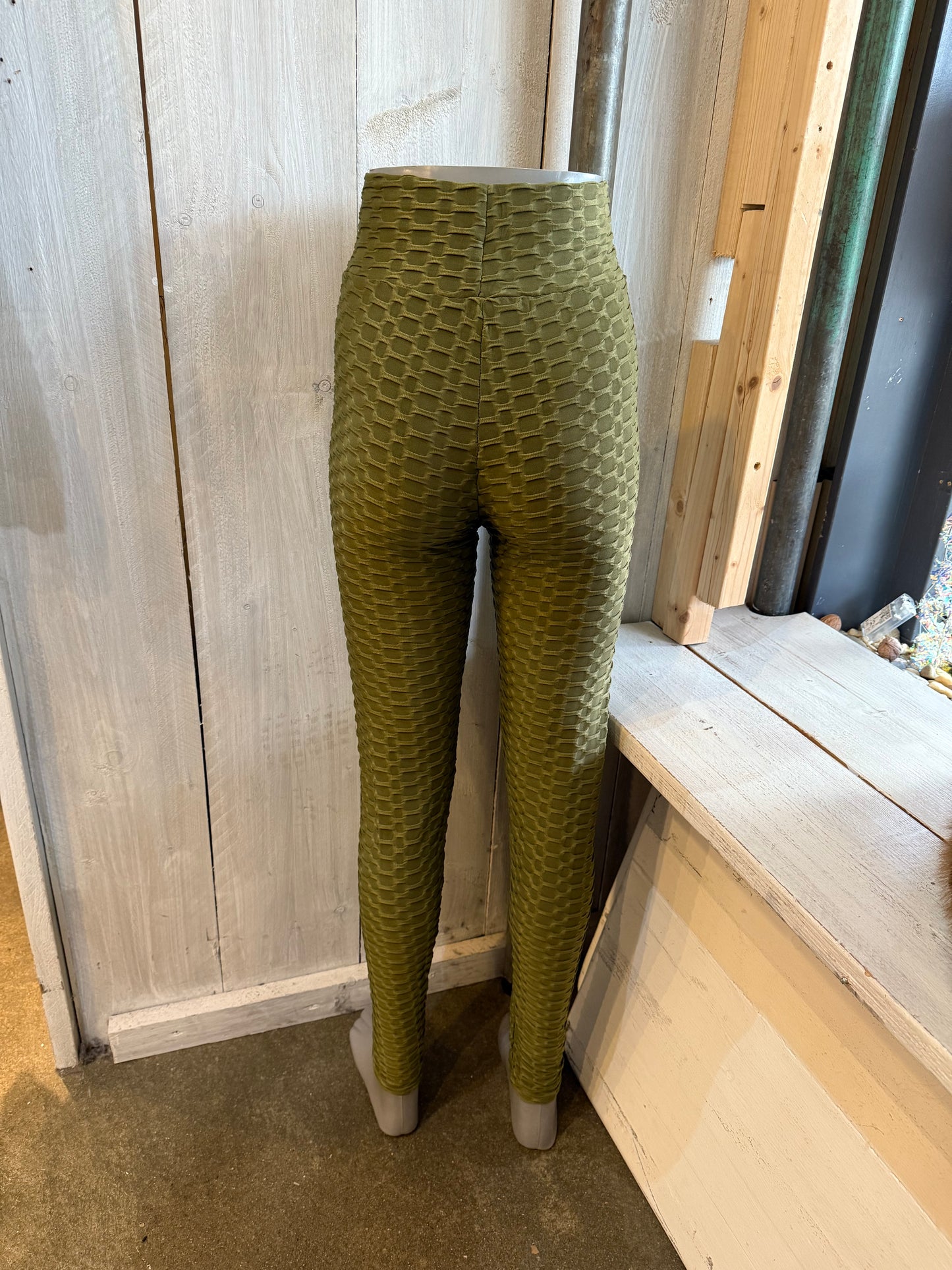 Sportbroek ribbel (groen) 0158