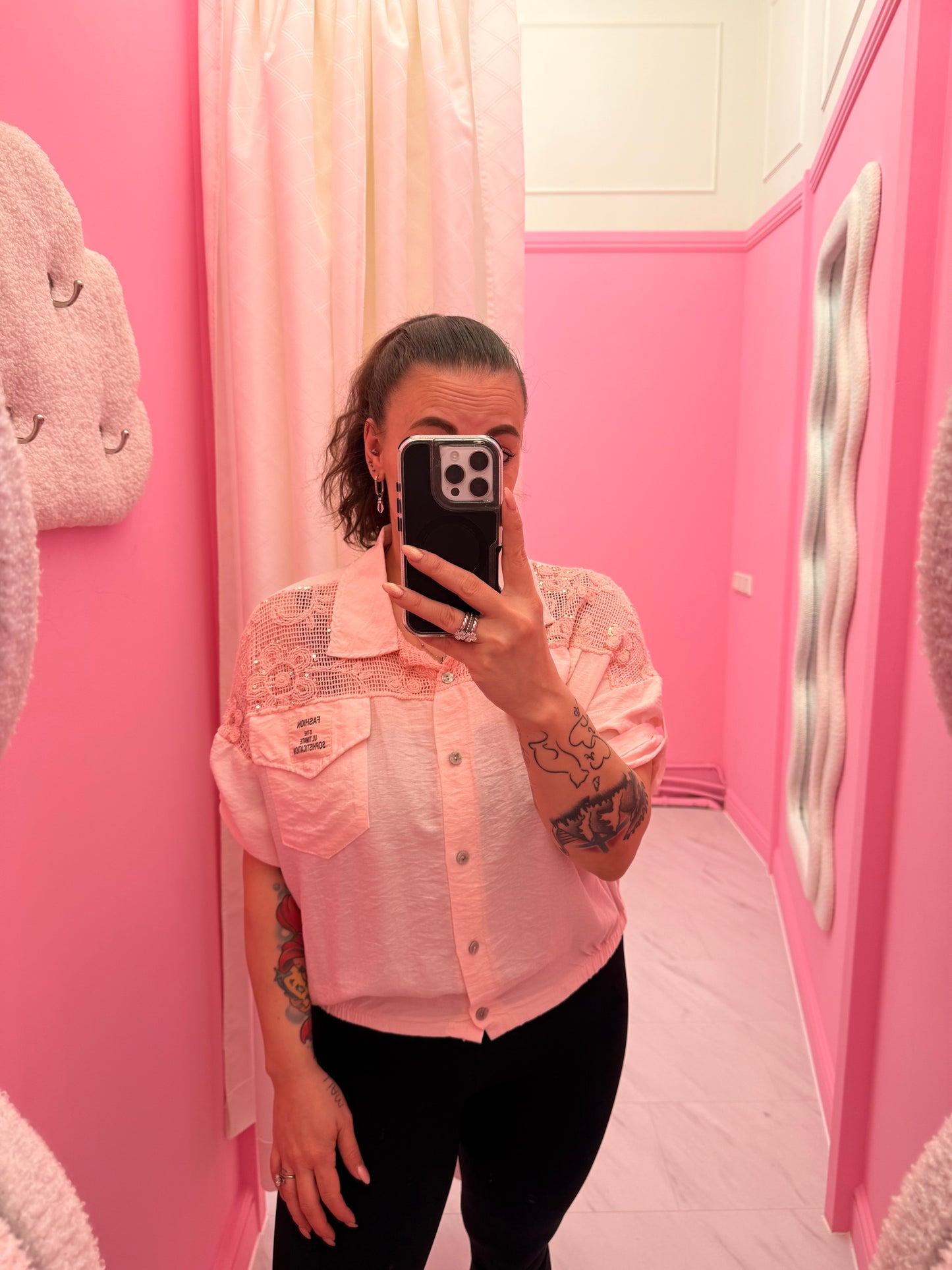 BLOUSE BLINGBLING (ROZE)