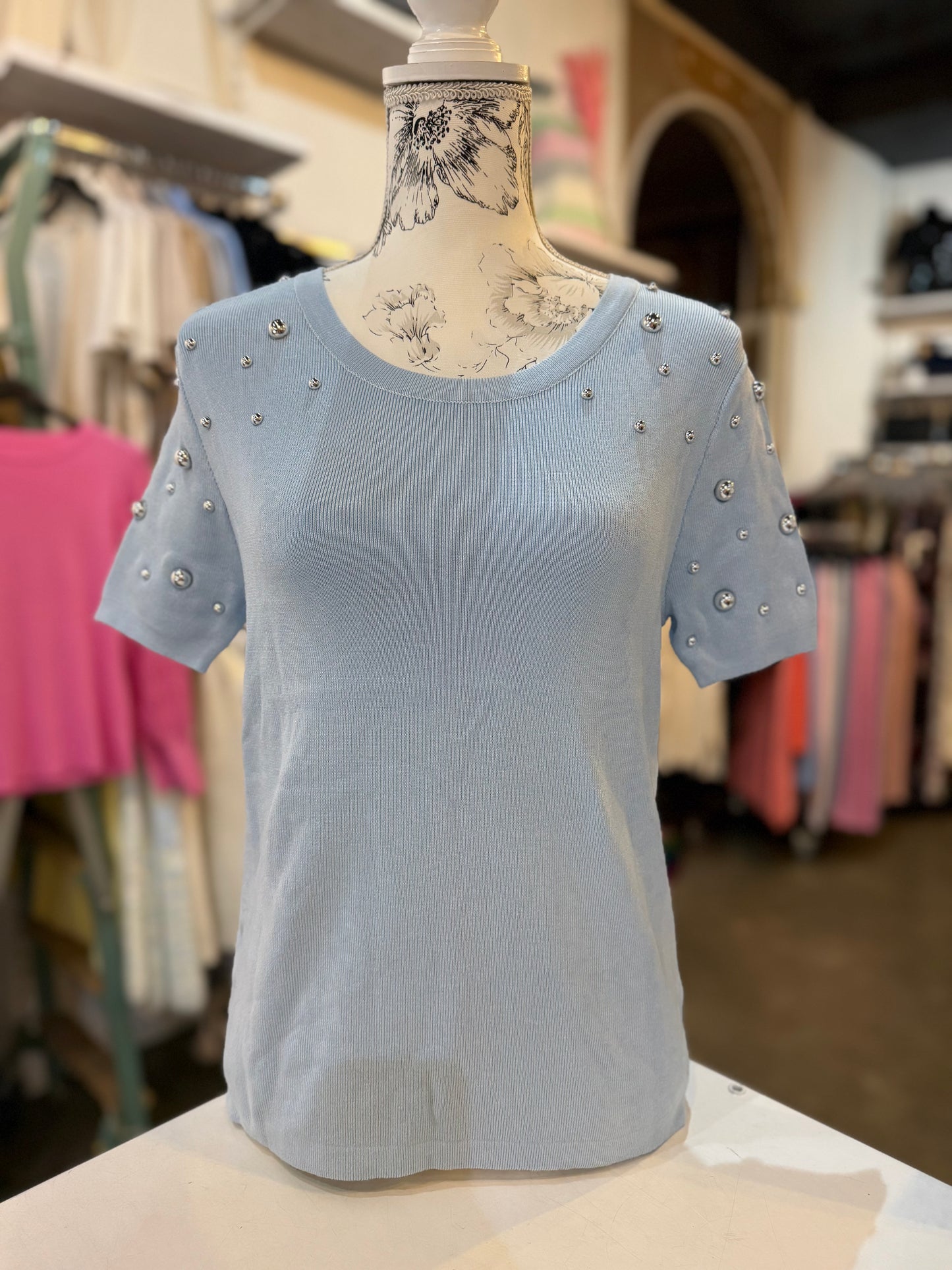 T-SHIRT (BLAUW)