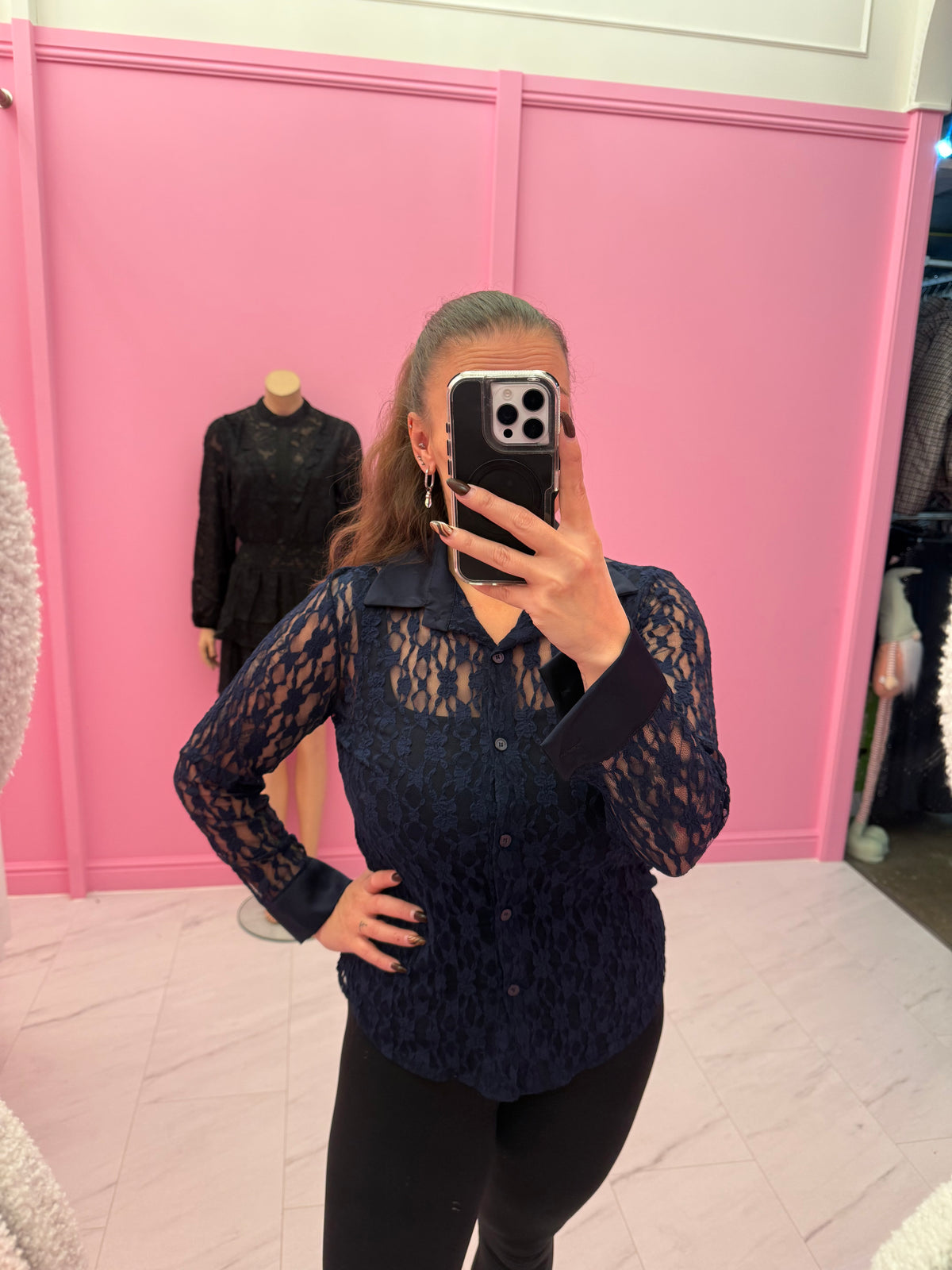 BLOUSE KANT (BLUE)