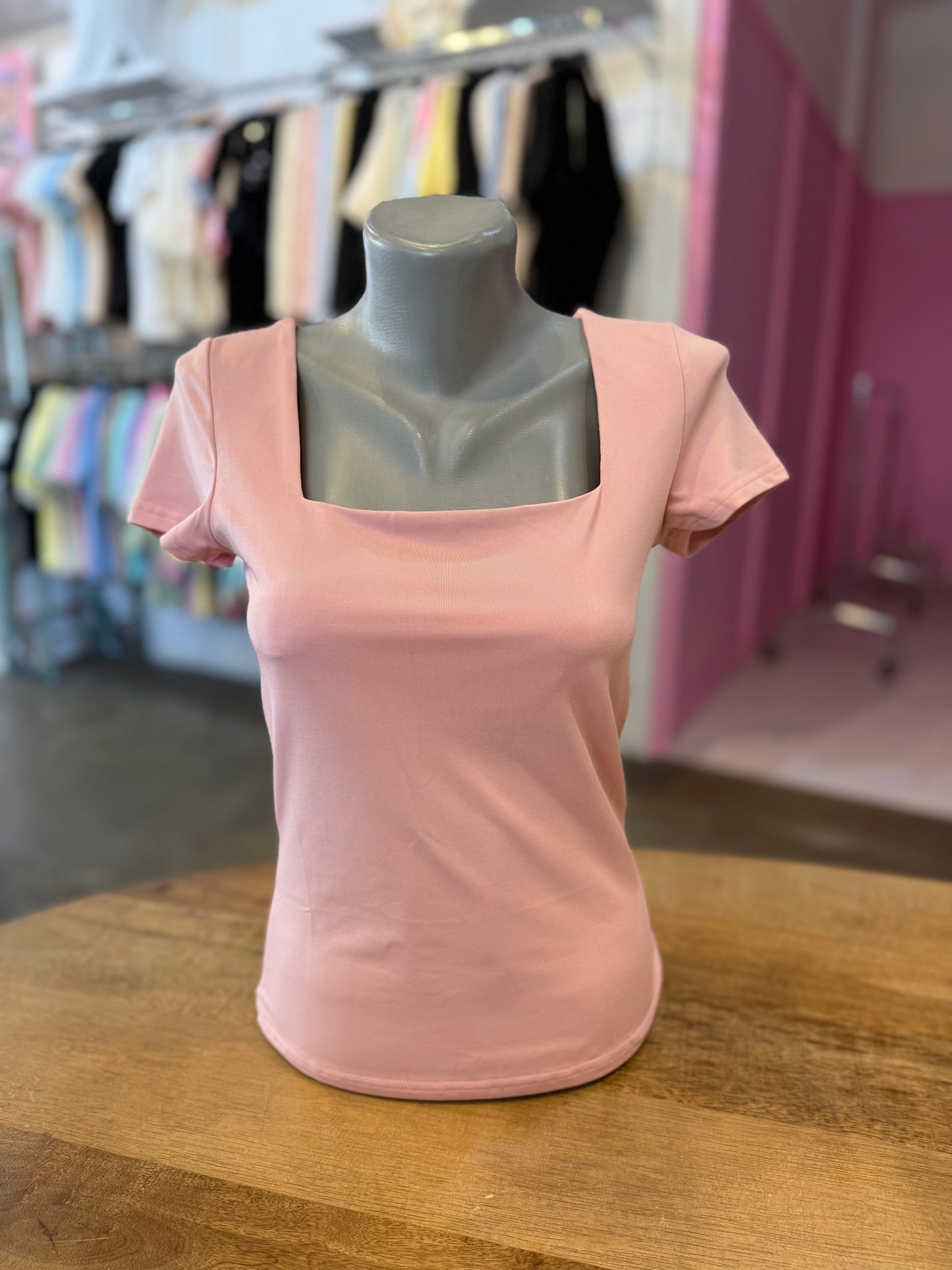 BYSWAN BASIC TOP (ROZE) #SUPERSTRETCH