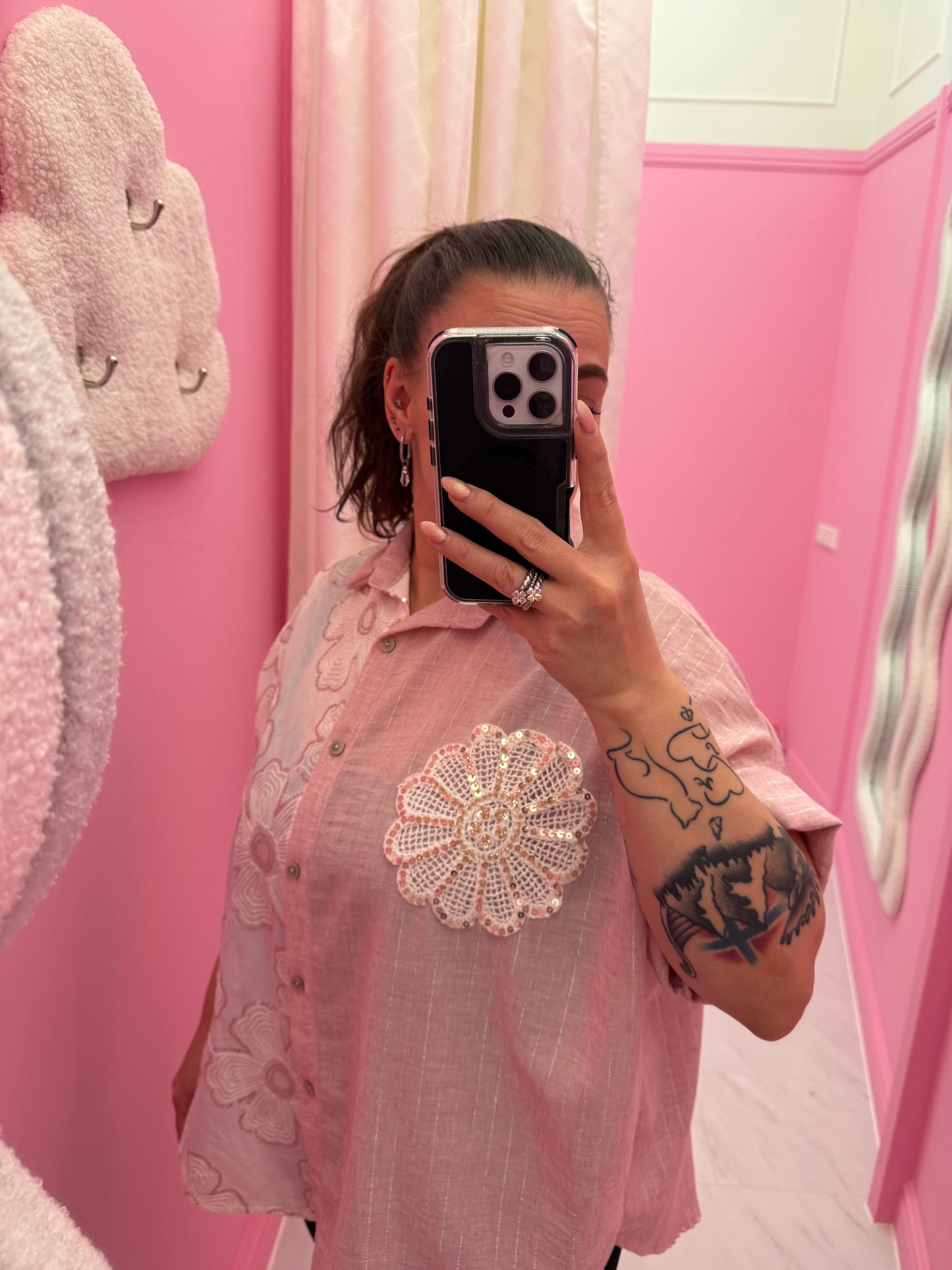 BLOUSE LUXE (ROZE)