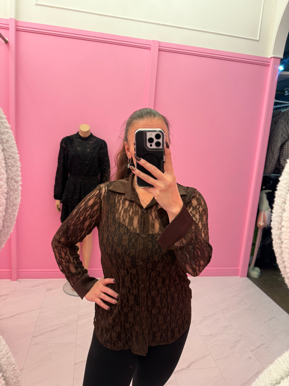 BLOUSE KANT (BROWN)