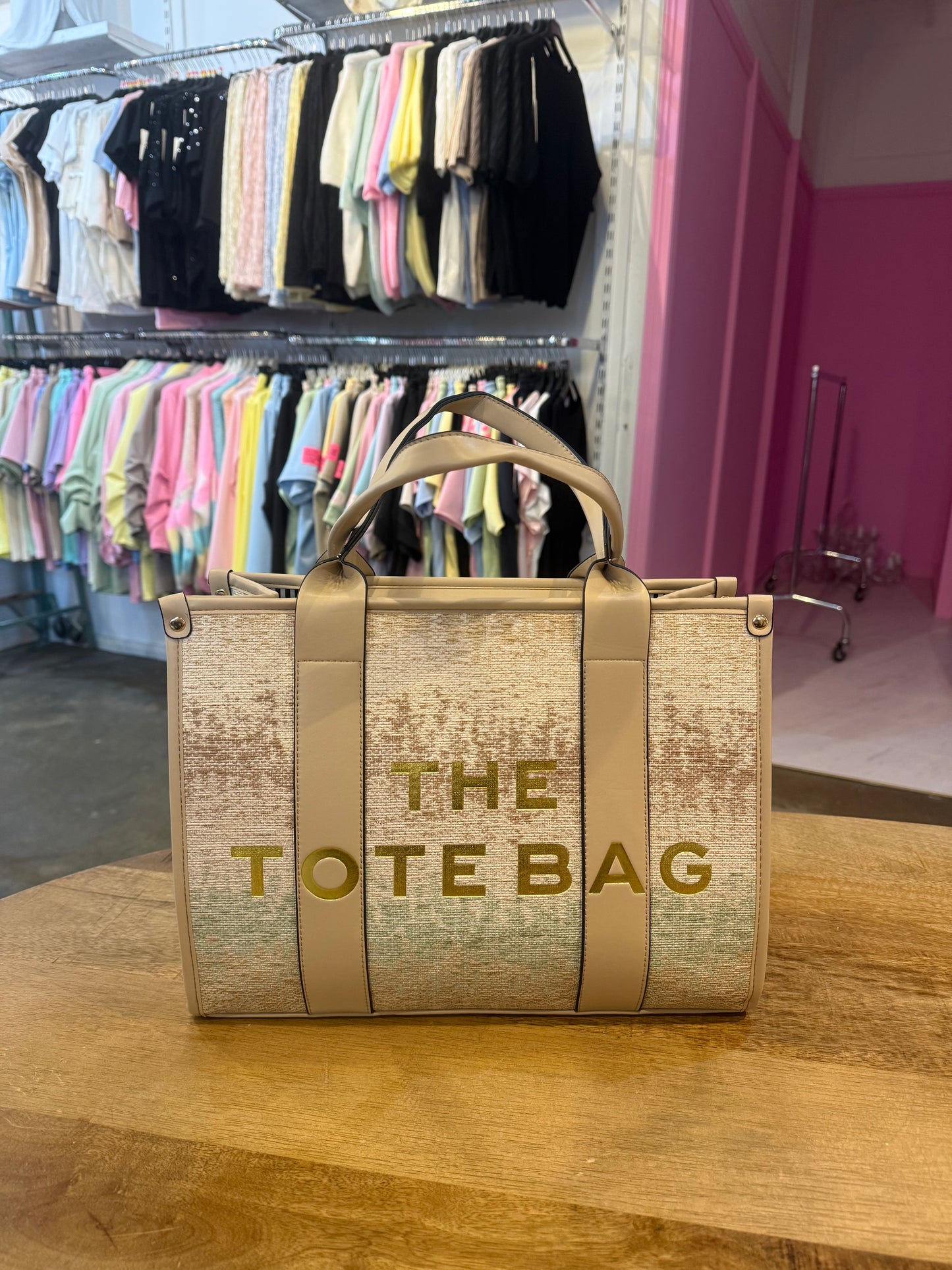 TOTE BAG EXTRA LARGE (APRICOT)