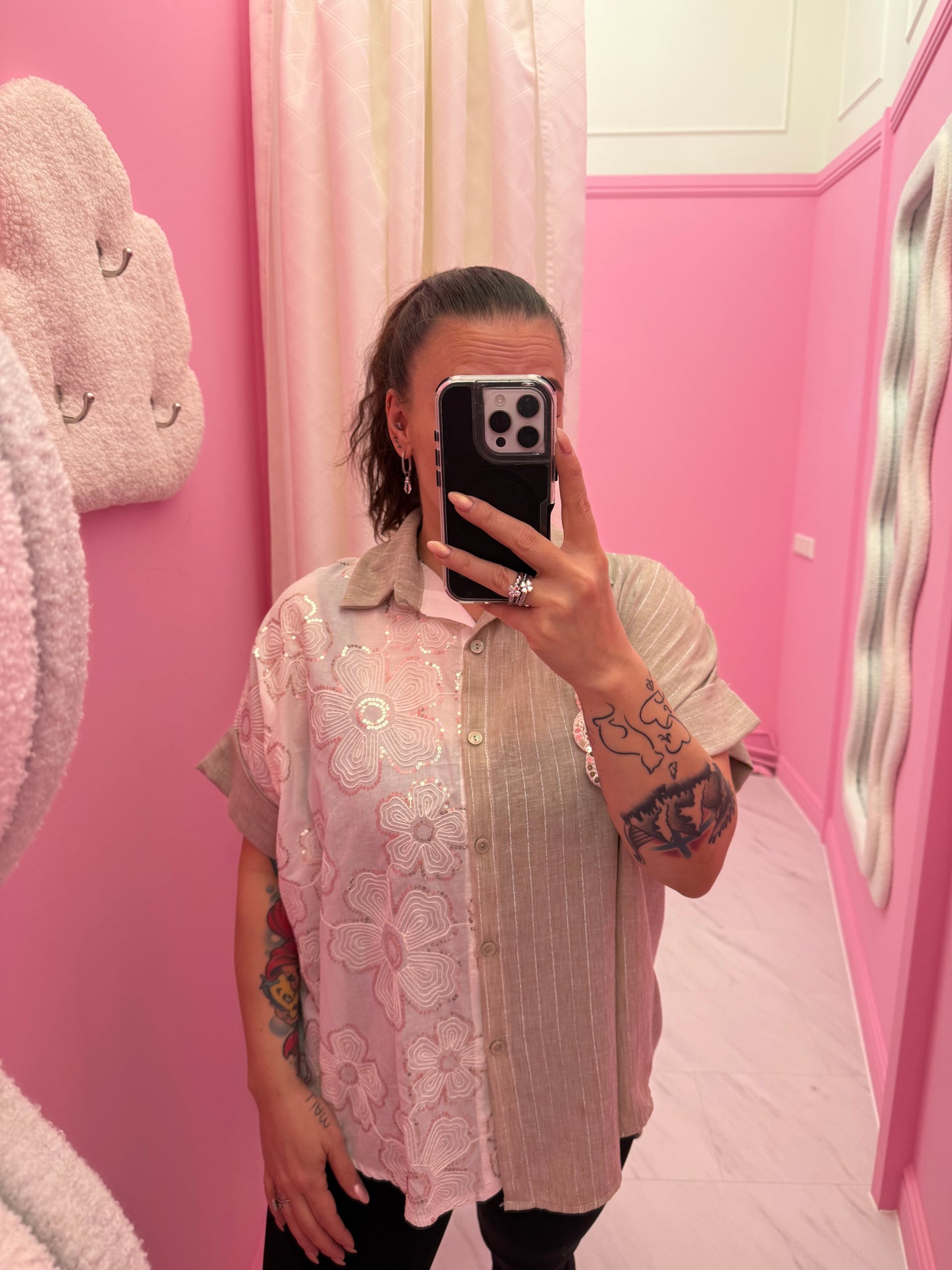 BLOUSE LUXE (BEIGE)
