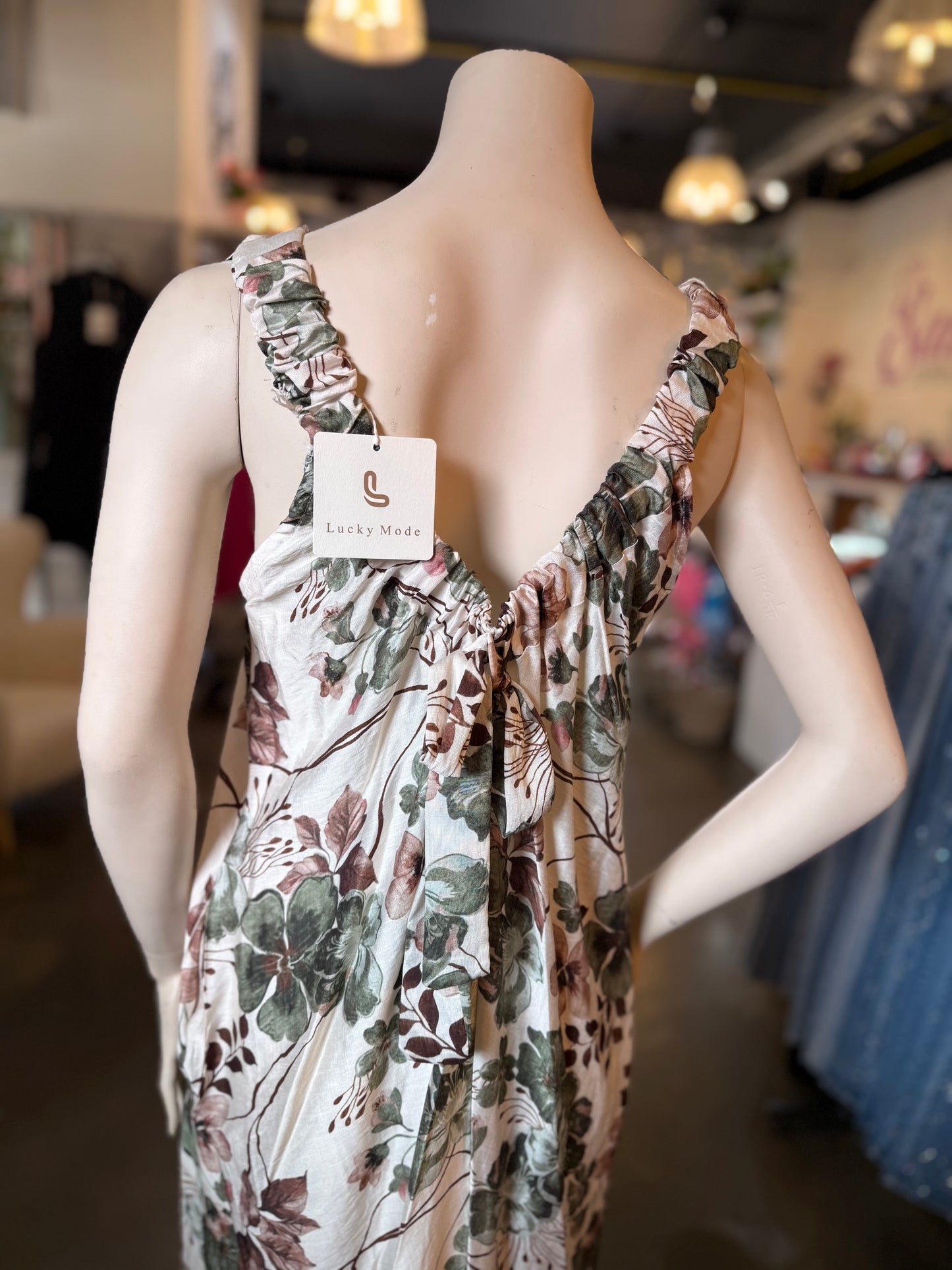 JURK BLOEMEN (GROEN)