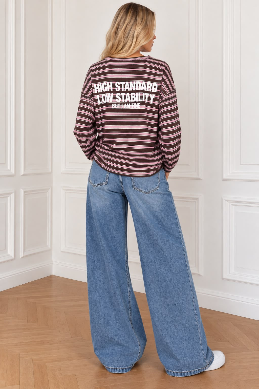 LONGSLEEVE HIGH STANDARD (PINK-BROWN)