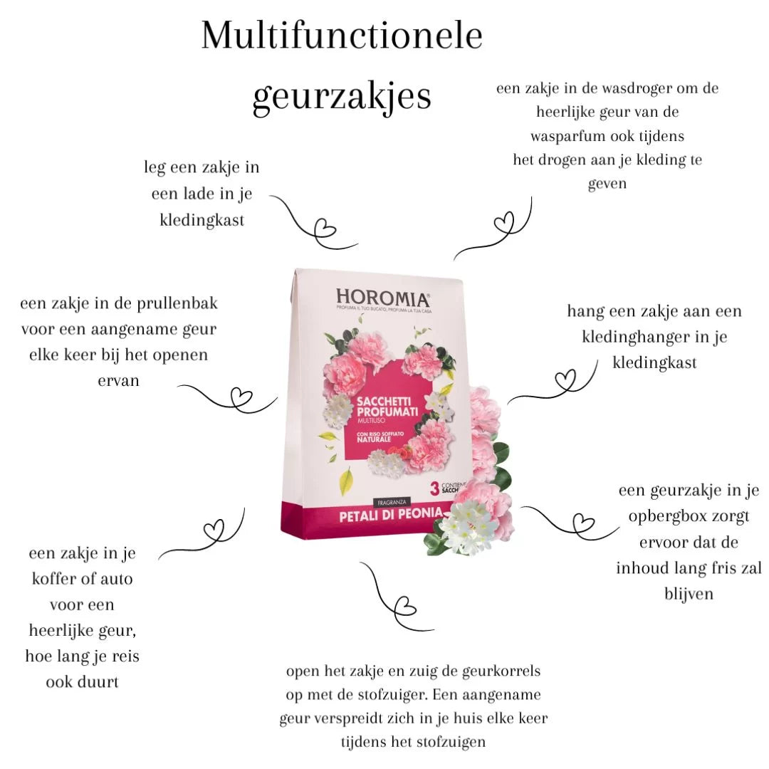 Horomia Geurzakjes Petali di Peonia