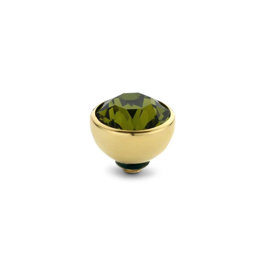 Melano Twisted Basic CZ Steentje 8 mm M01SR 5012 OLIVE