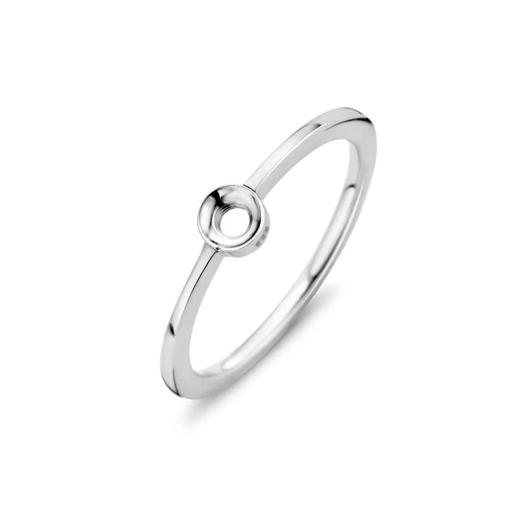 Melano Twisted Petite Ring ZILVER