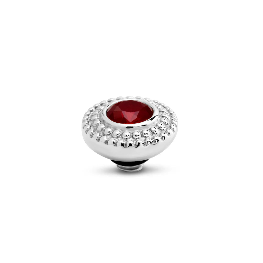 Melano Twisted Crystal Bali Steentje ZILVER Cherry TMG7