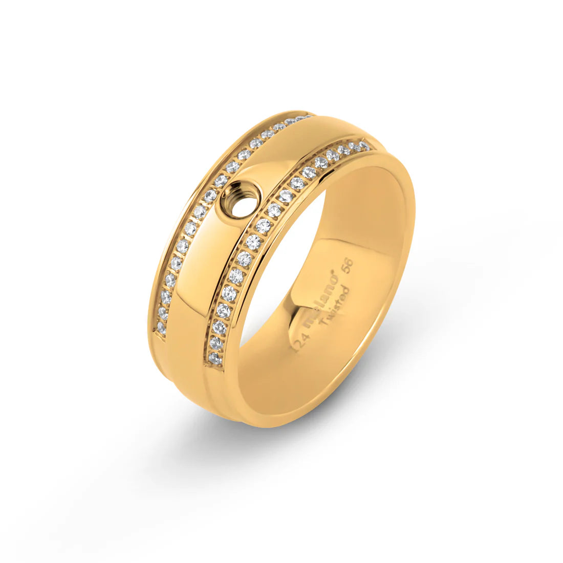 Melano Twisted Tierra Ring GOUD