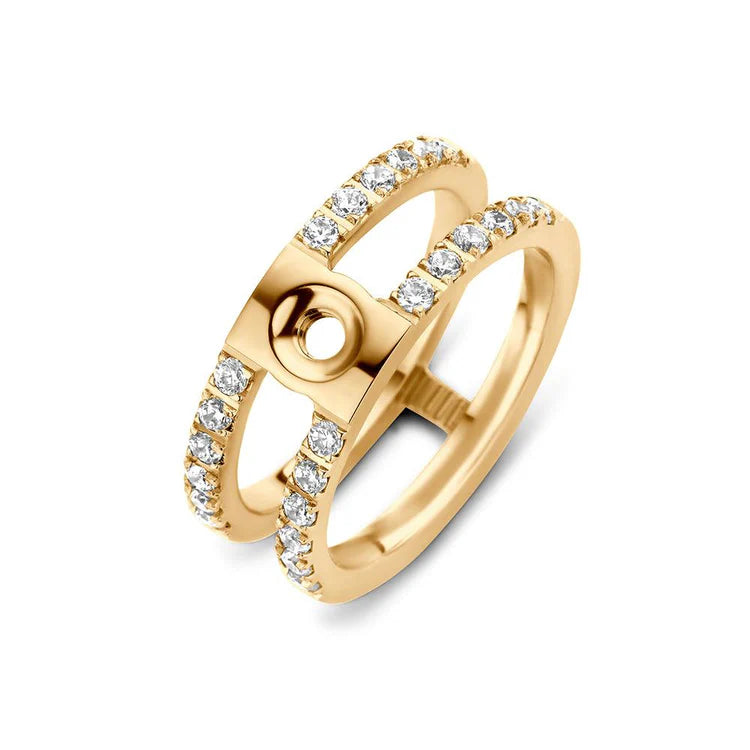 Melano Twisted Trista CZ Ring GOUD