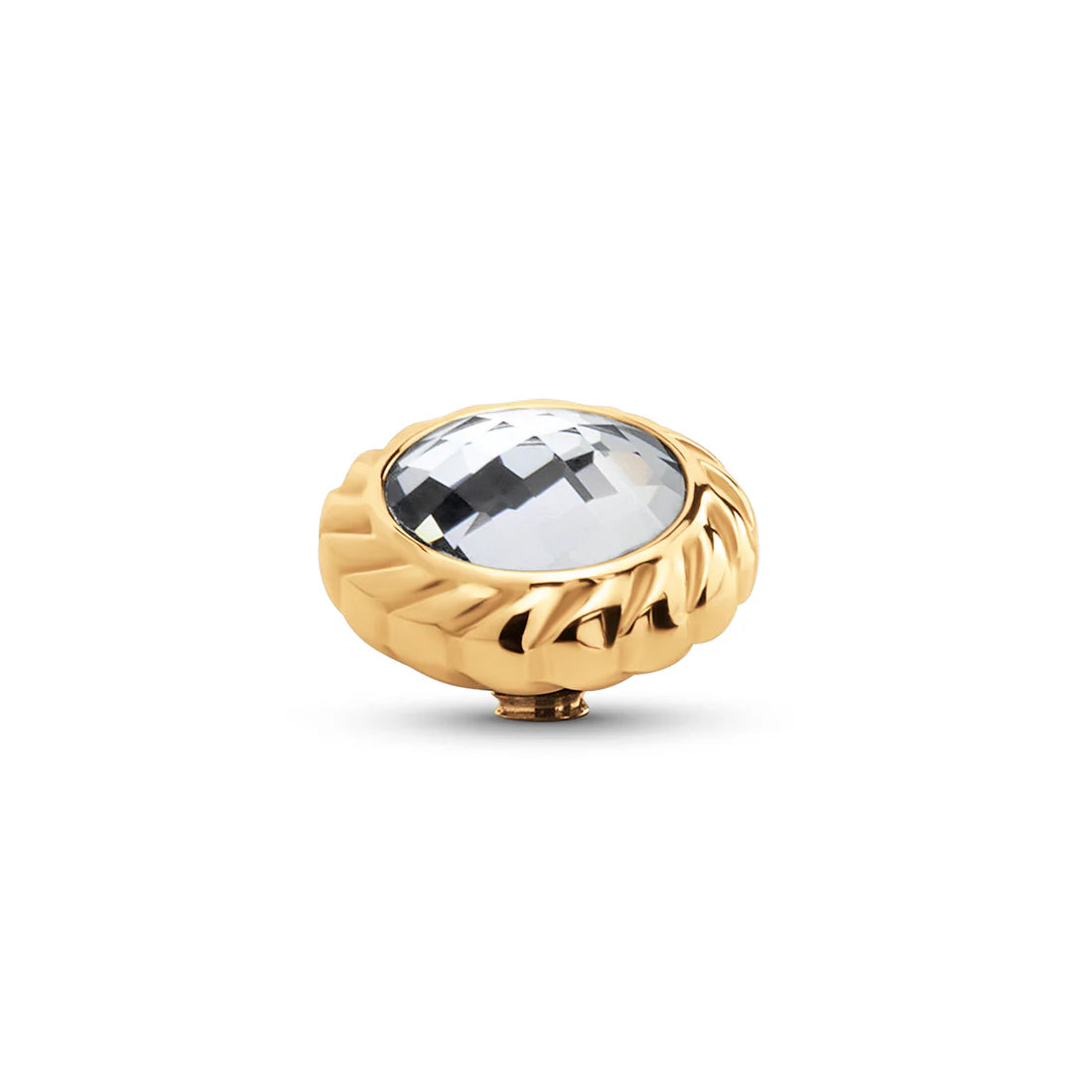 Melano Twisted Majestic Steentje GOUD Crystal
