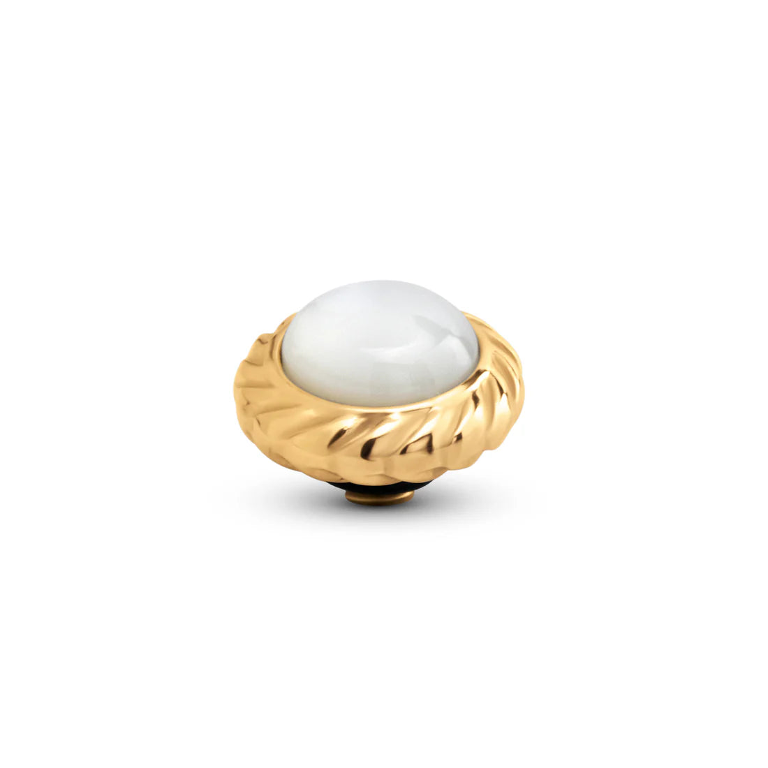 Melano Twisted Pearl Rope Steentje GOUD