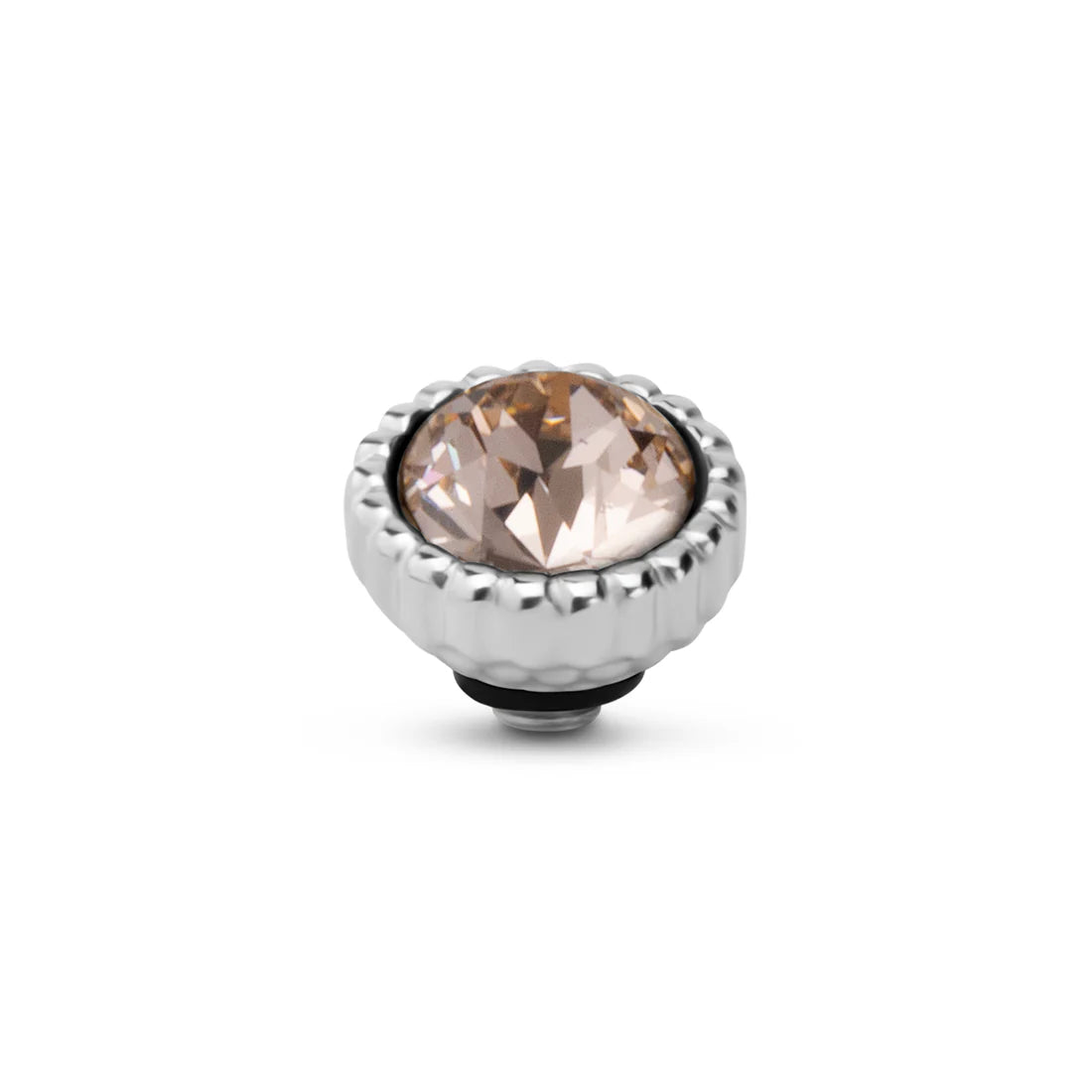 Melano Twisted Bali Petite Steentje ZILVER Silk F