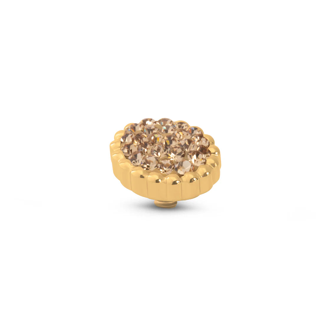 Melano Twisted Bali Flat Steentje GOUD Champagne