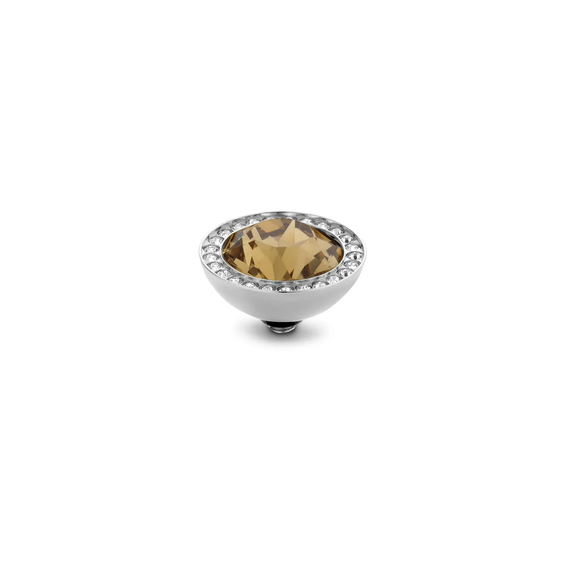 Melano Twisted Brilliant CZ Steentje ZILVER Light Colorado Topaz
