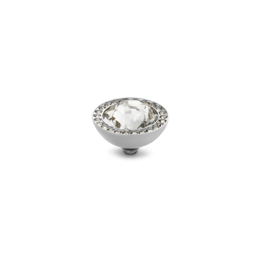 Melano Twisted Brilliant CZ Steentje ZILVER Crystal