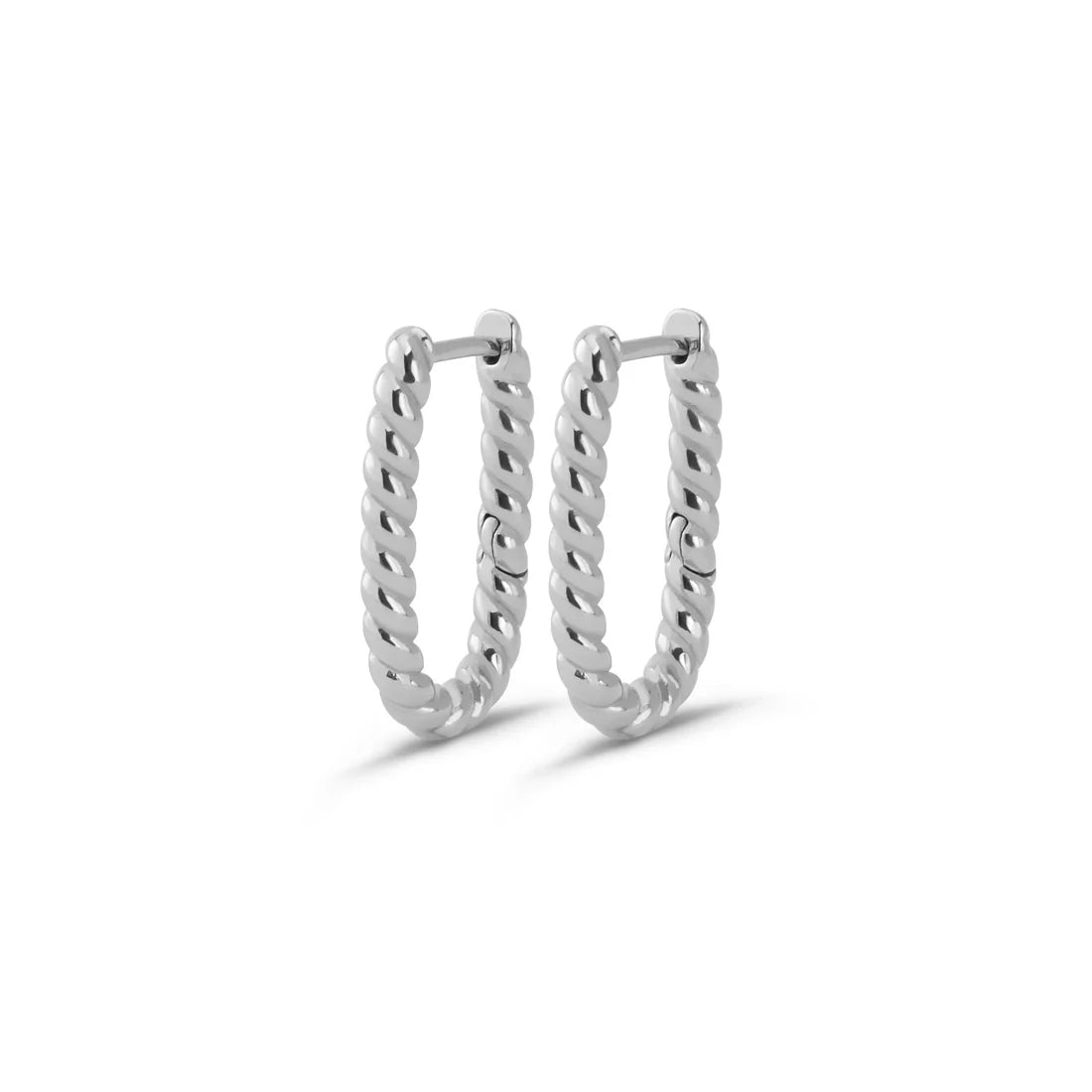 Melano Friends Croissant Oorbellen ZILVER