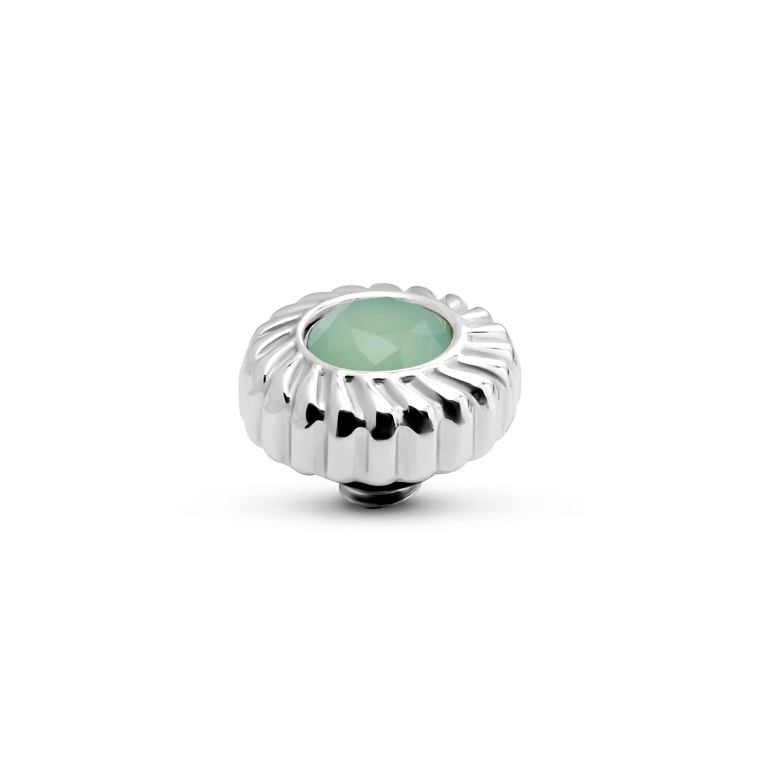 Melano TWISTED Crystal Flower Steentje (ZILVER) JELLY MINT
