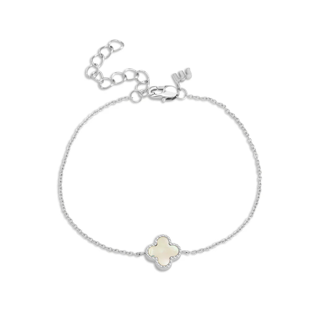 Melano FRIENDS Juniper Armband (ZILVER) YELLOW SHELL
