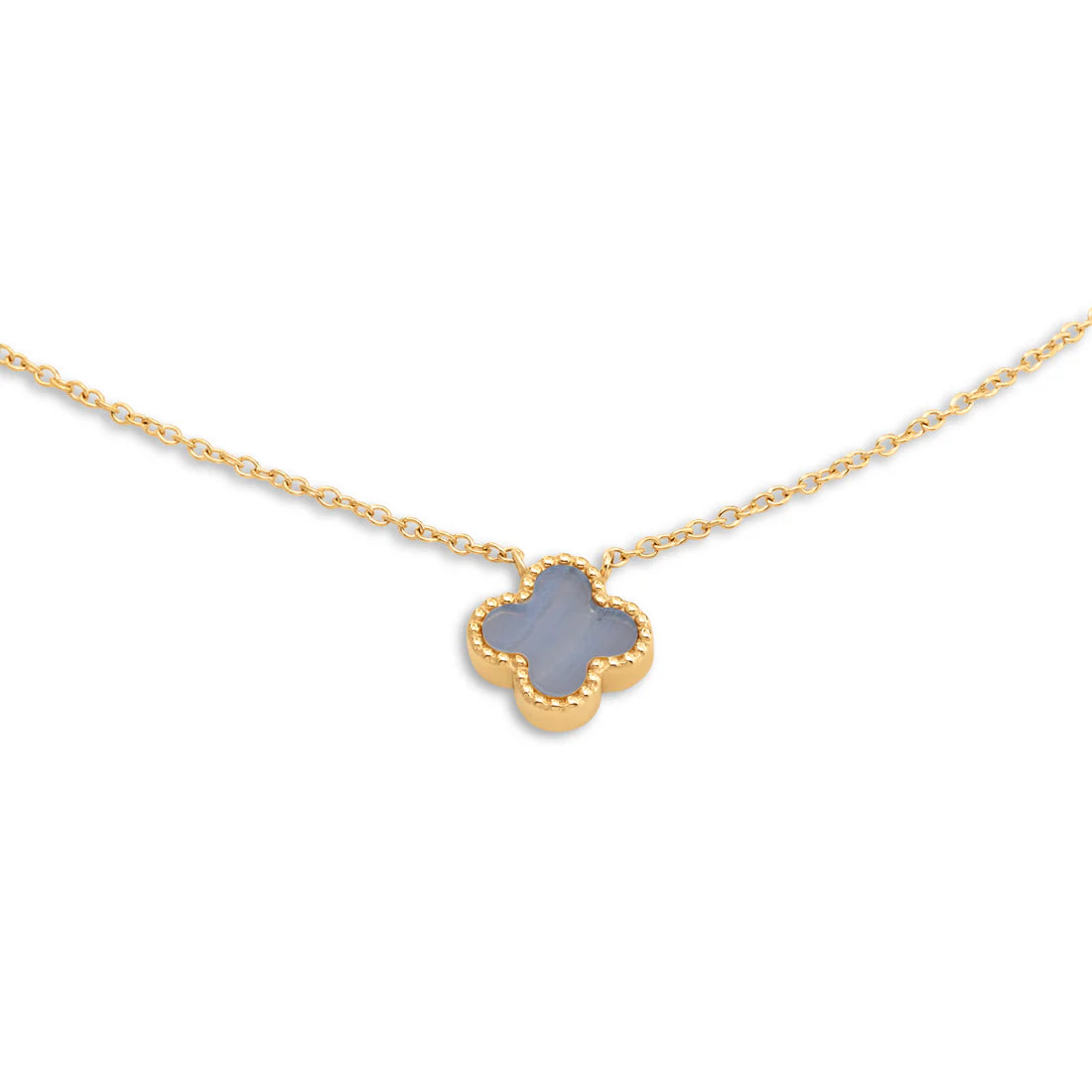 Melano FRIENDS Larissa Ketting (GOUD) BLUE LACE AGATE