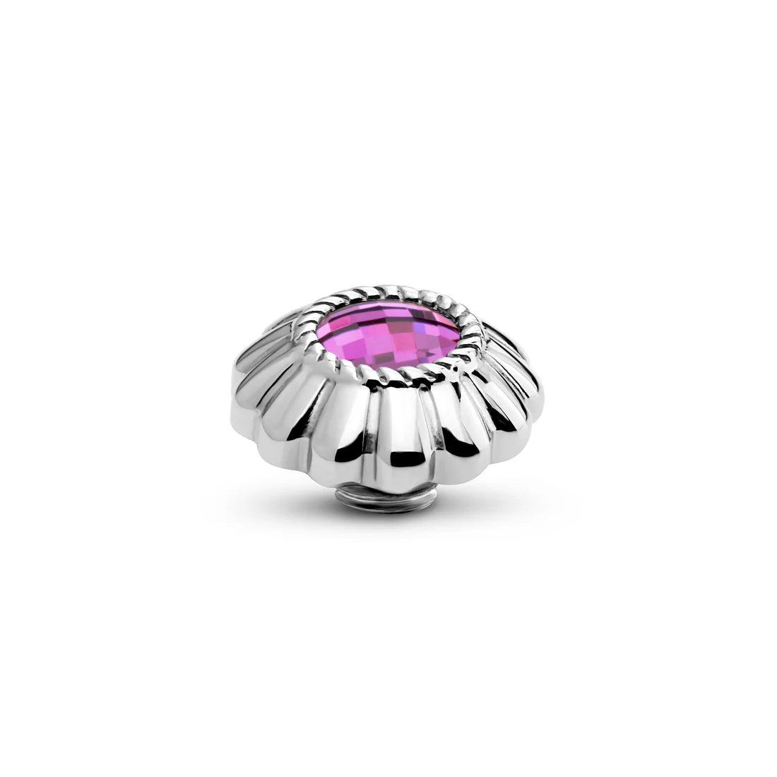 Melano VIVID Imperial Steentje (ZILVER) FUCHSIA PURPLE