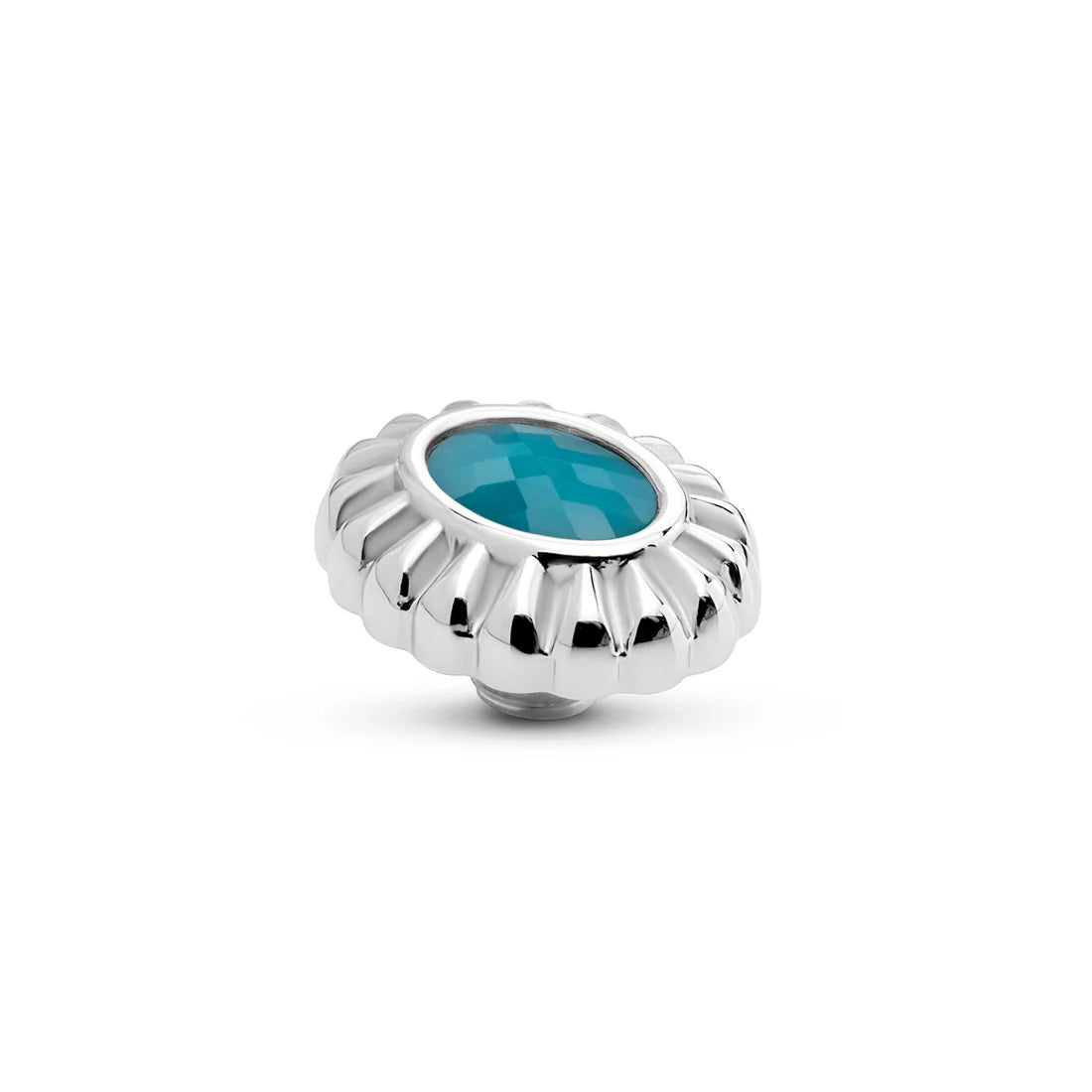 Melano VIVID Royal Steentje (ZILVER) TEAL
