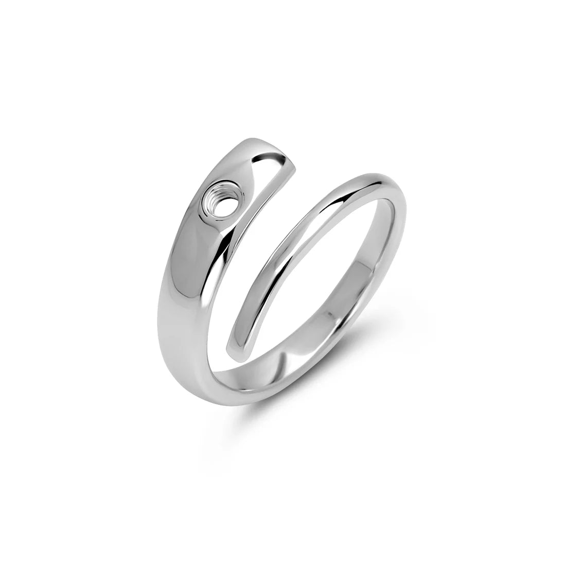 Melano Twisted Tove Ring ZILVER TR49