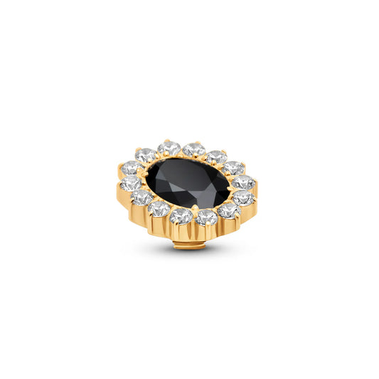 Melano Twisted Dynasty Steentje GOUD Black TMH1