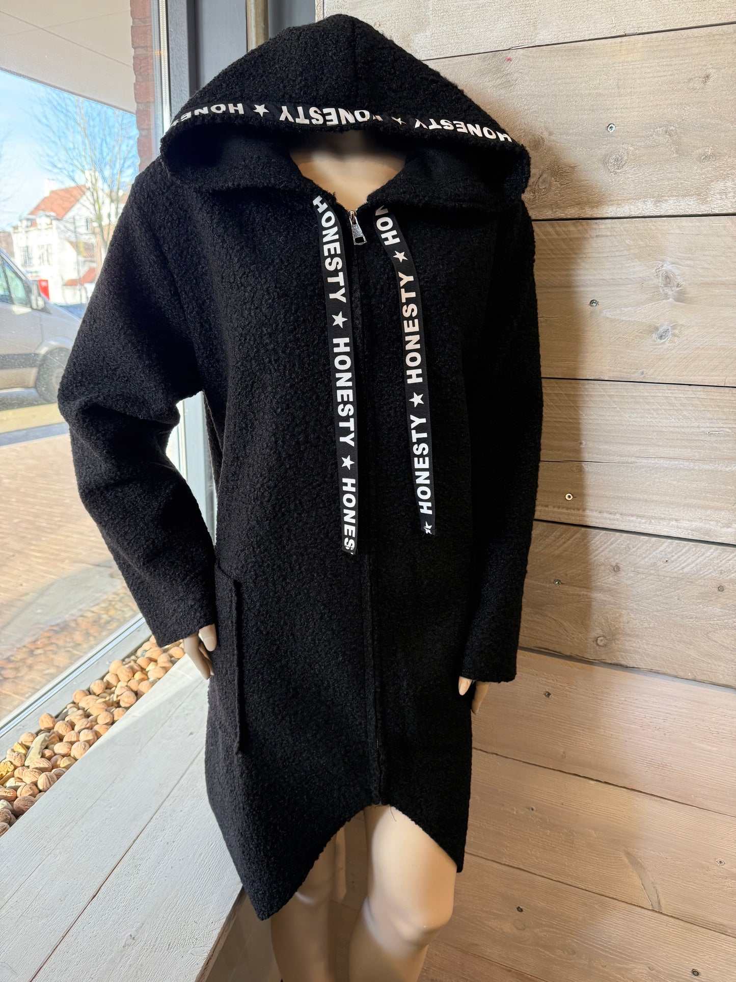 Lang vest (zwart) 0007