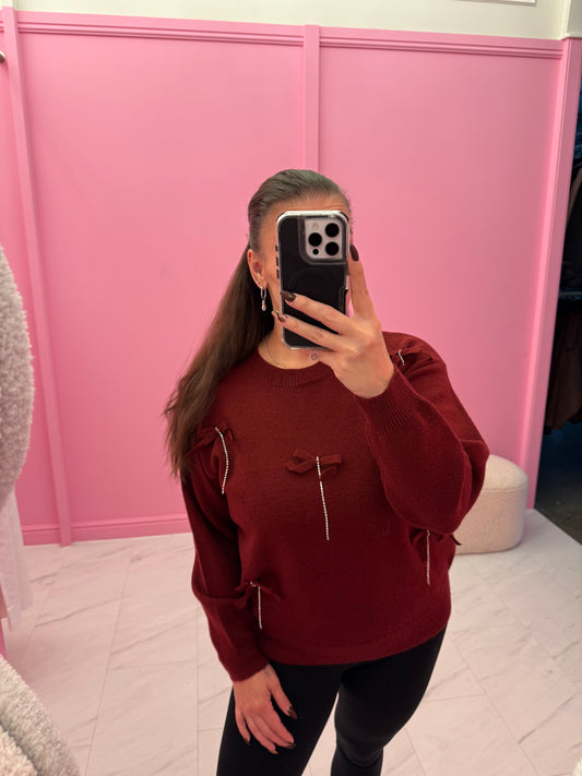 TRUI STRIKJES (RED)