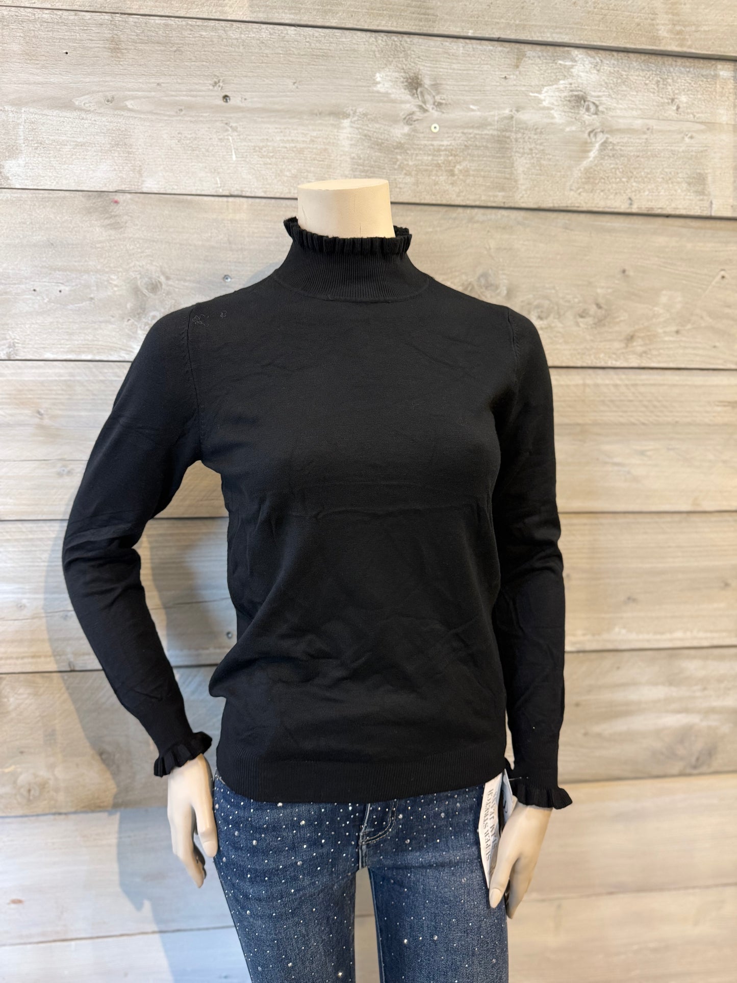 Coltrui ruffel zwart