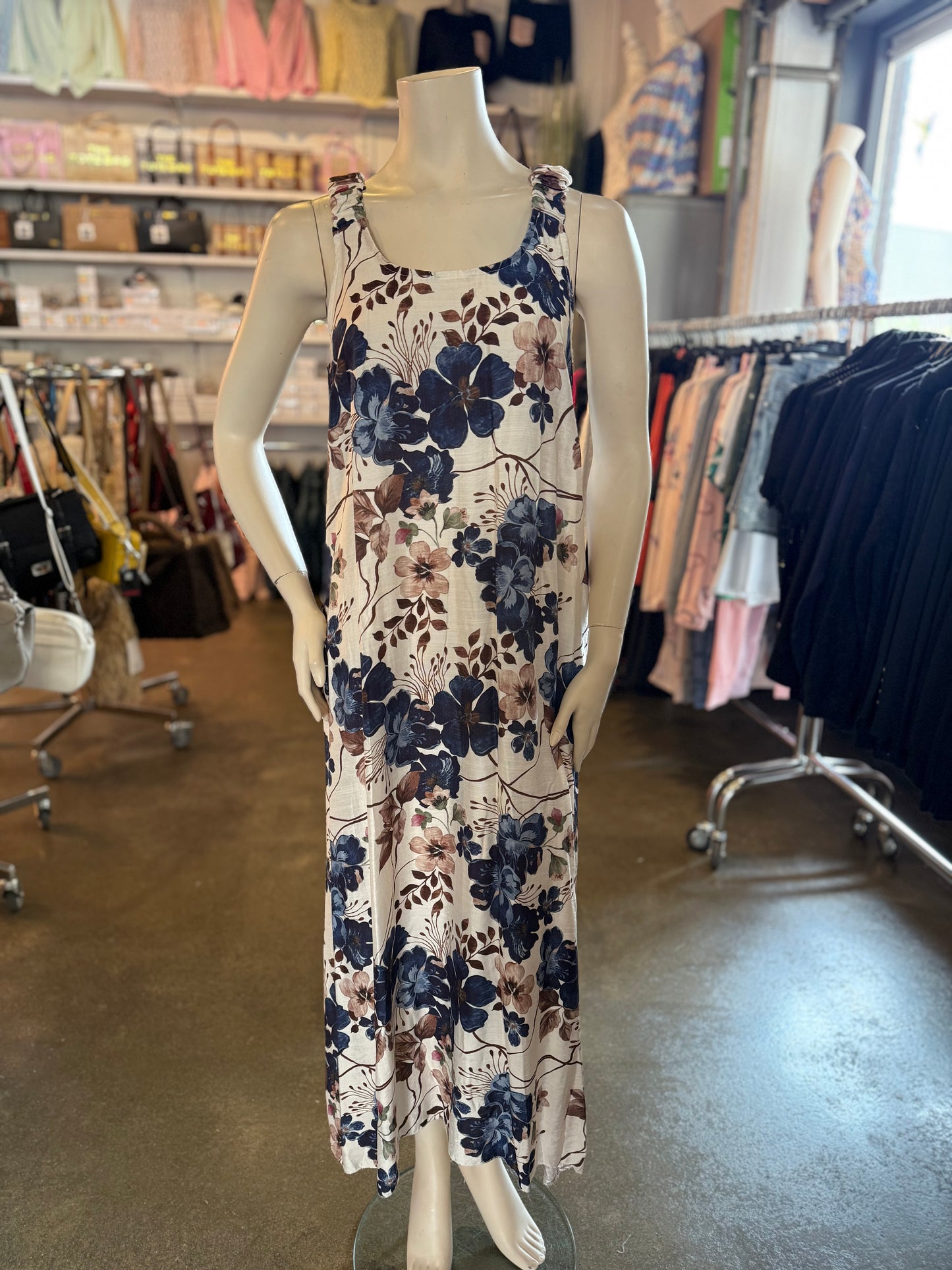 JURK BLOEMEN (BLAUW)