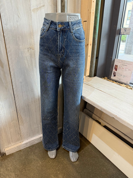 Goodies jeans glitter wide leg