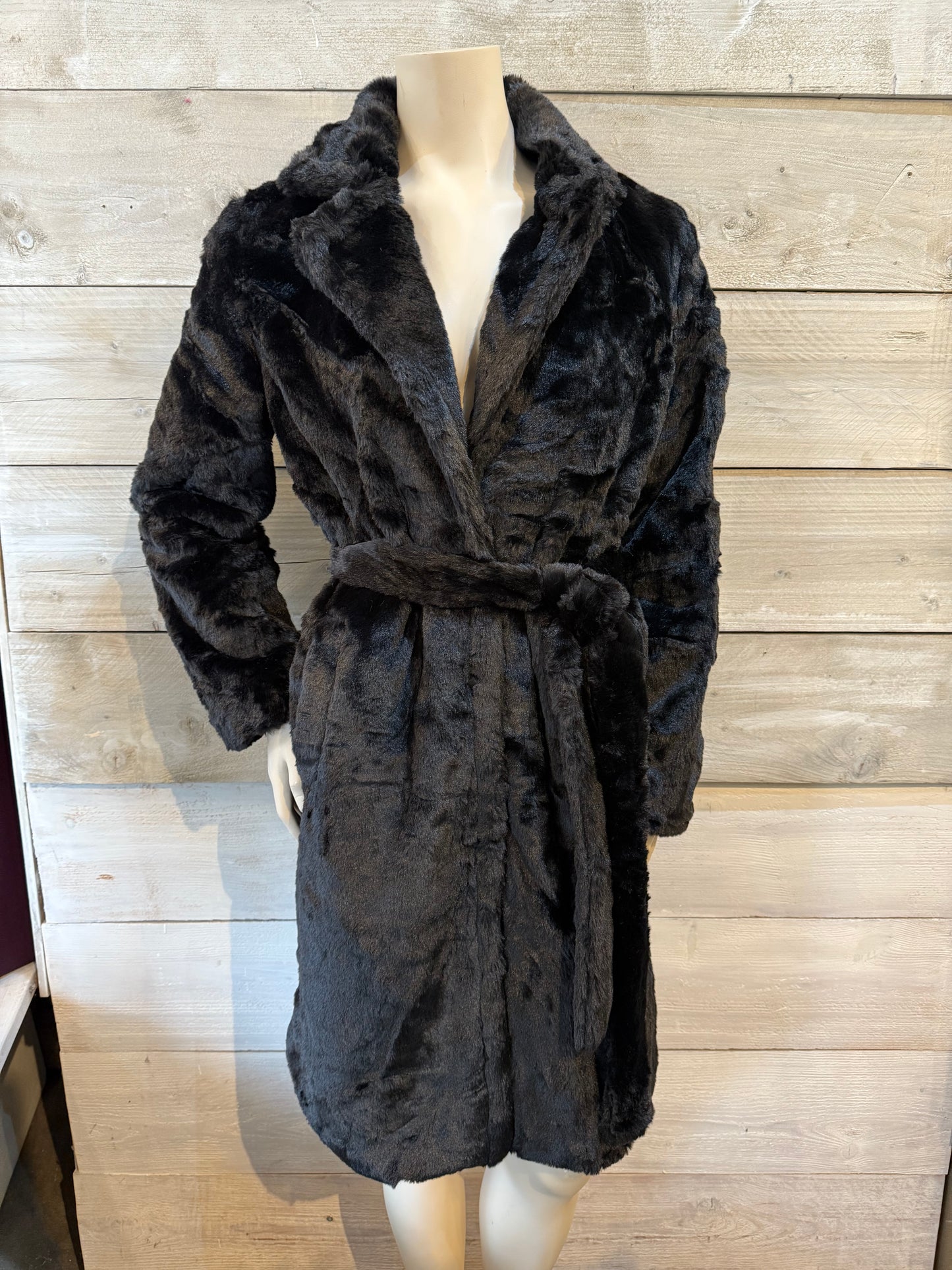 Bontjas zwart (M t/m 3XL)