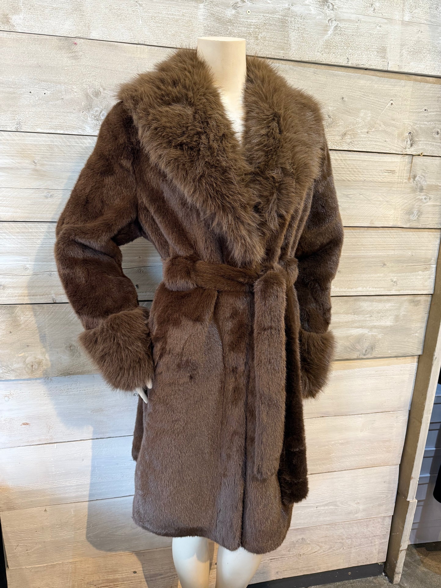 Bontjas bruin (M t/m 3XL)