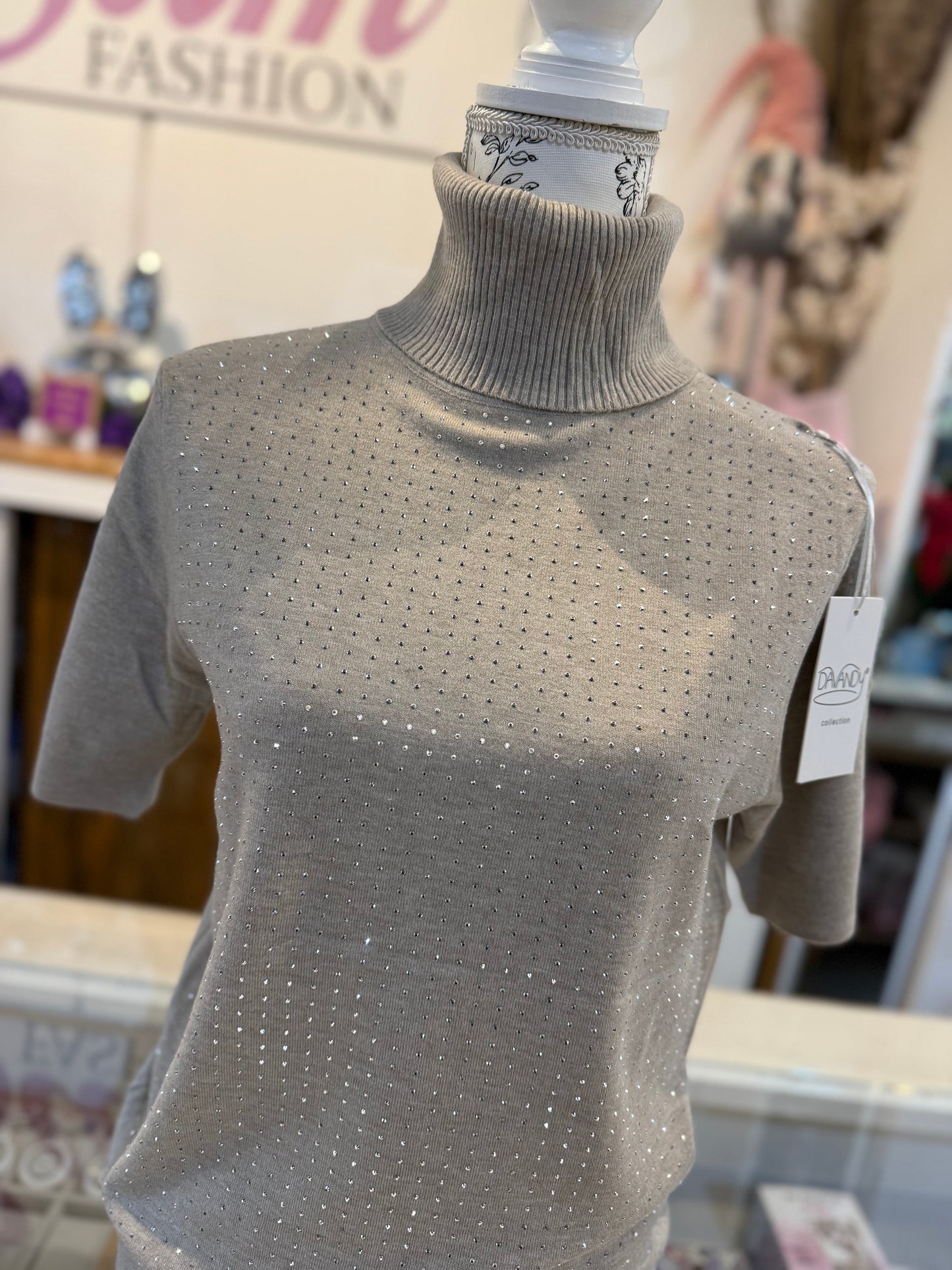 Coltrui blingbling (taupe) 0189