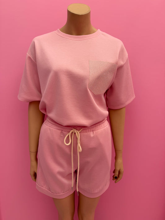2DELIGE SET PINK POCKET (ROZE)