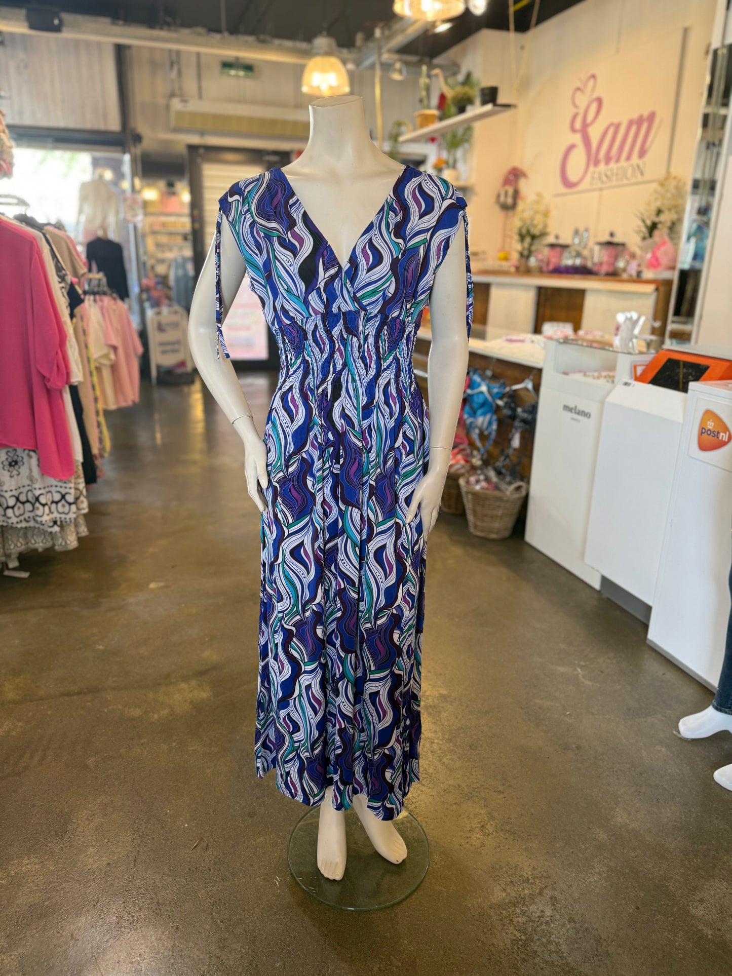 ICONIC DRESS (BLAUW)