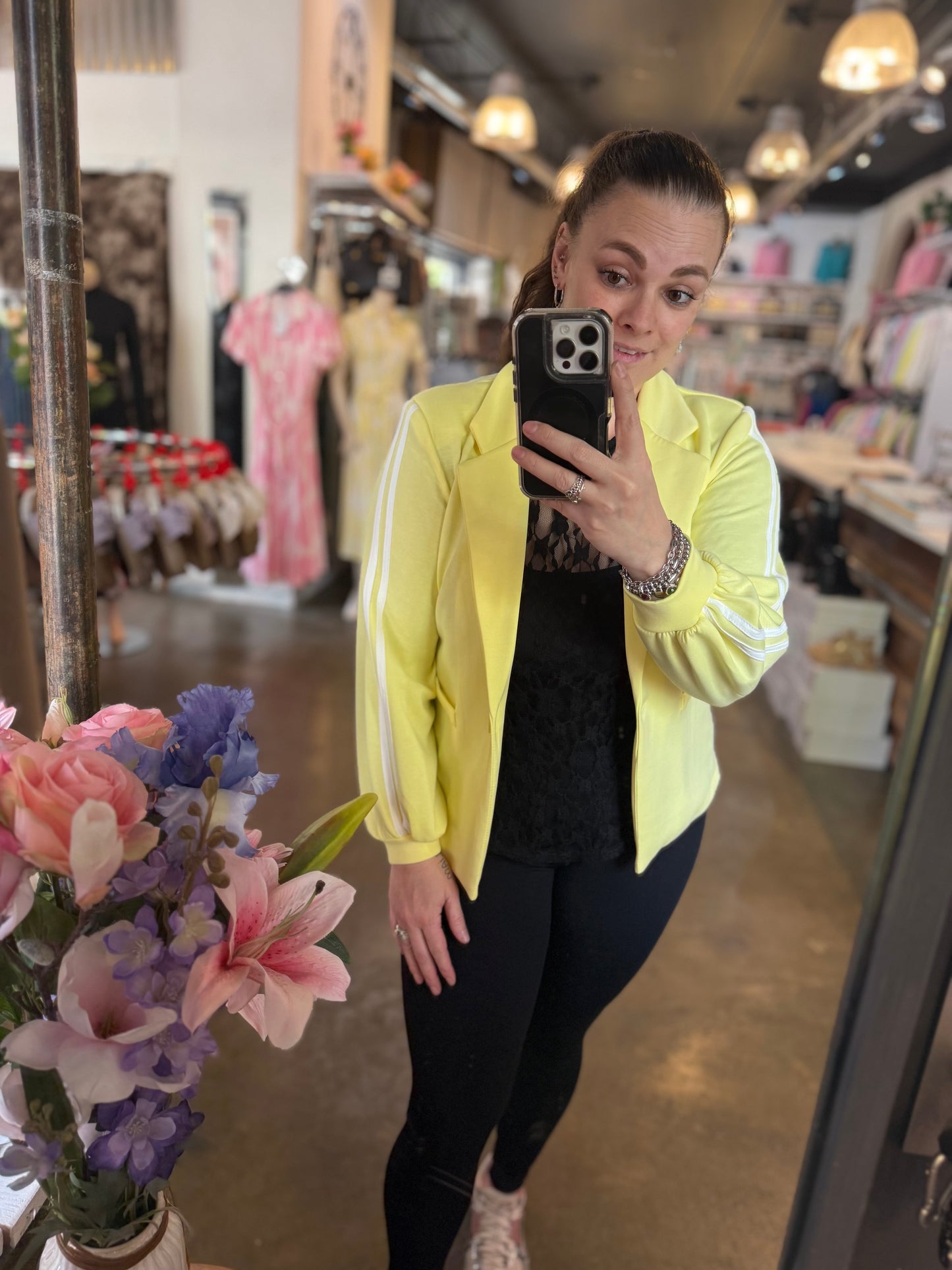 BLAZER SPORTIEF (GEEL)