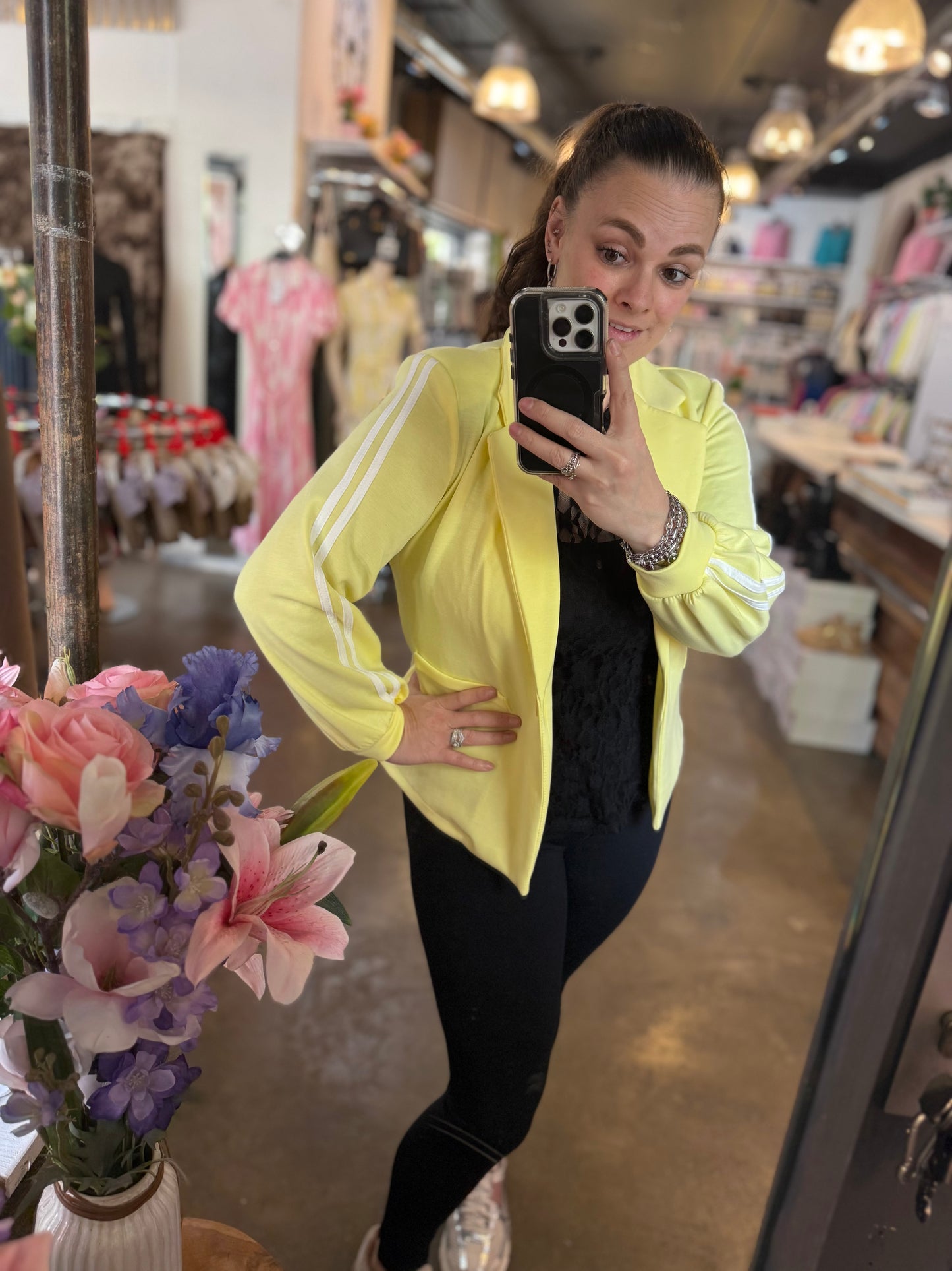 BLAZER SPORTIEF (GEEL)