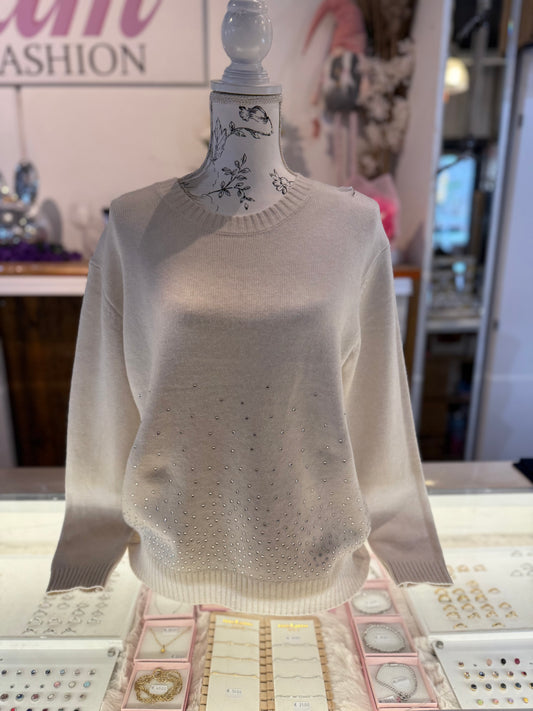 TRUI MET STEENTJES (BEIGE) 0254