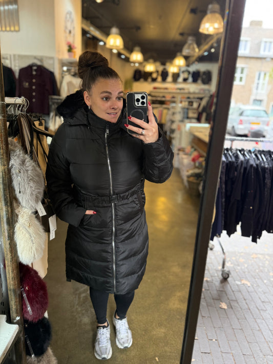 Winterjas zwart (S t/m 2XL)