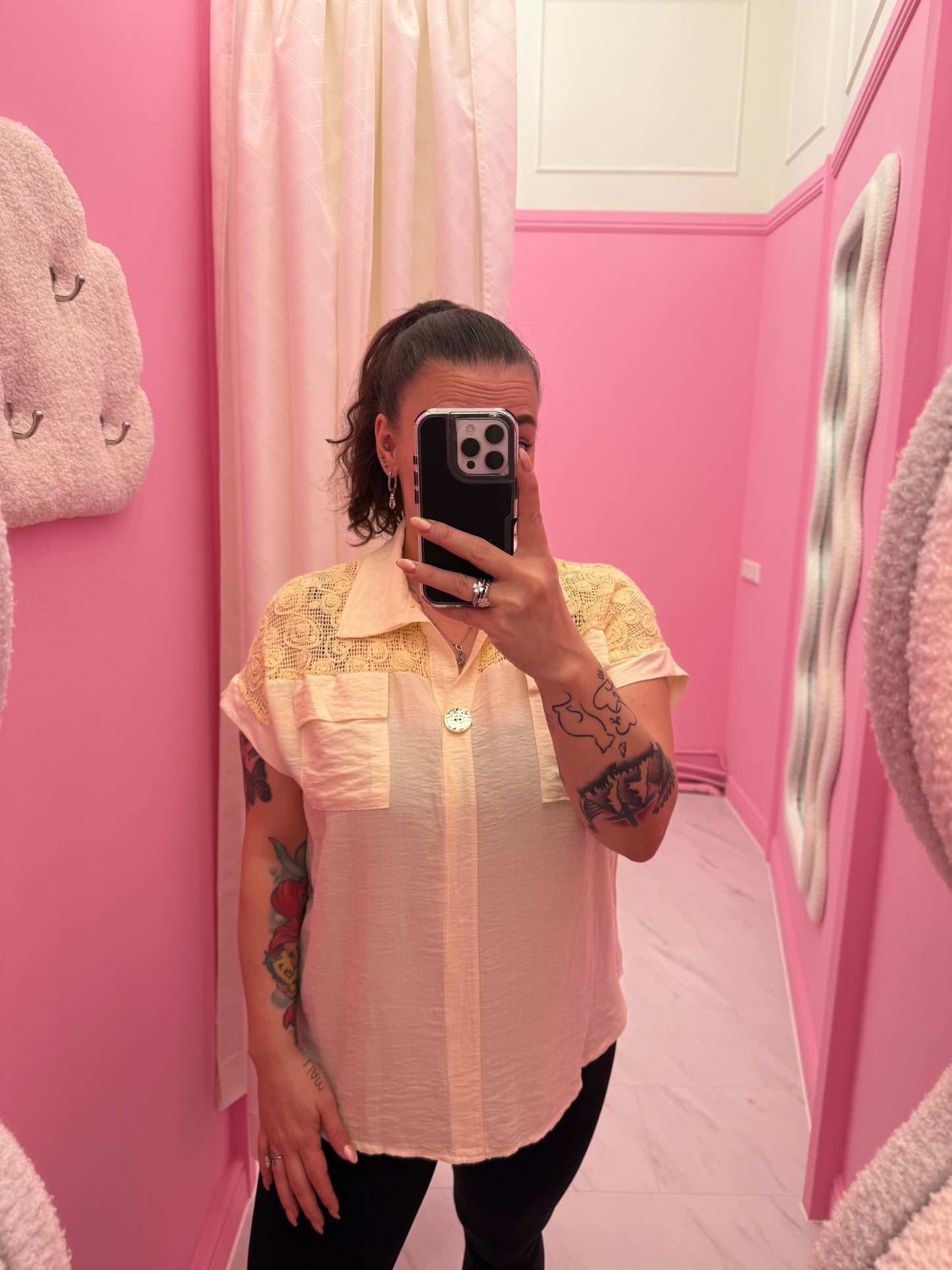 BLOUSE (GEEL)
