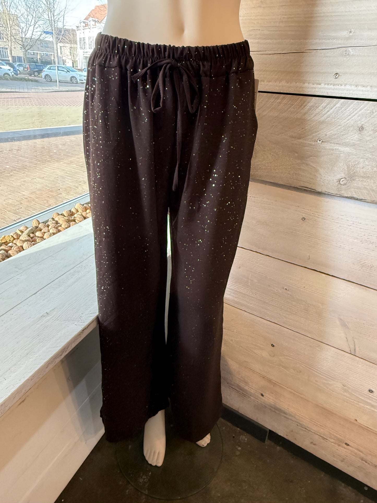 BROEK GLITTER (BRUIN) 0017 SALE