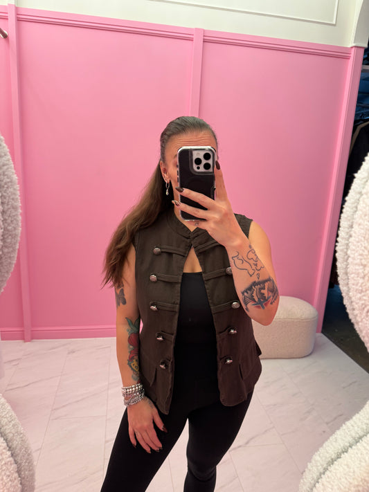 GILET VIKING (BROWN)