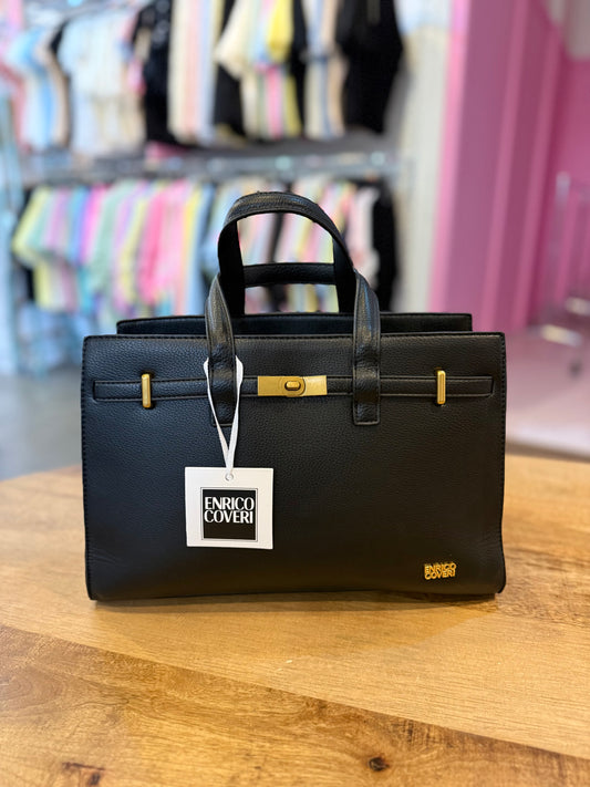 TAS ENRICO COVERI LARGE (ZWART)