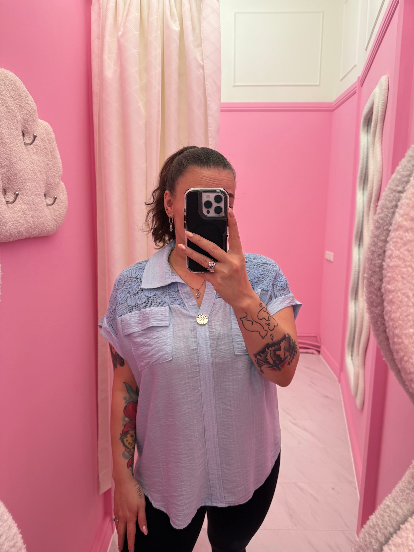 BLOUSE (BLAUW)